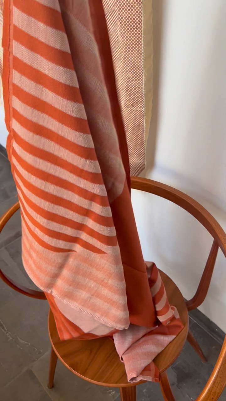 plant‑dyed fouta towel handwoven eco-friendly textile