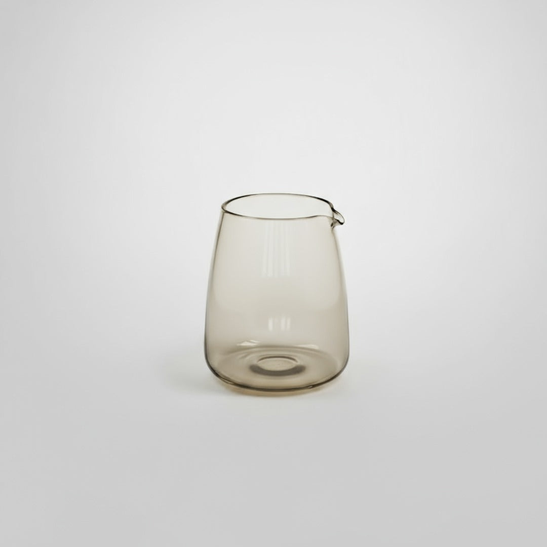 Grey Glass Blown Handmade Water Jug