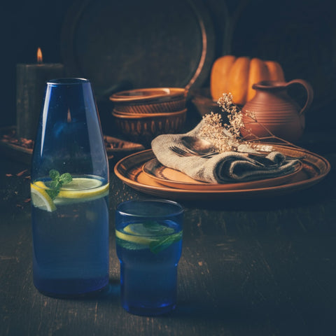 Handmade Blown Glass Carafe