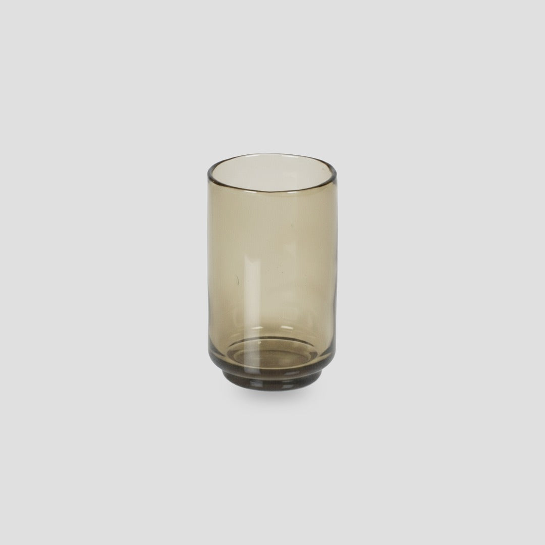 Handmade blown Glass, Honey Amber Colour
