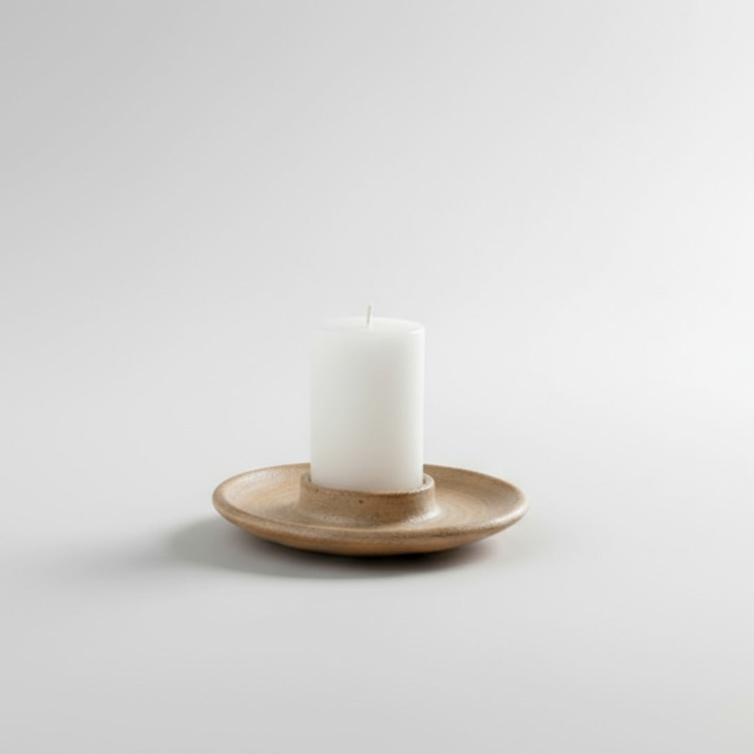 Pottery Candle Holder