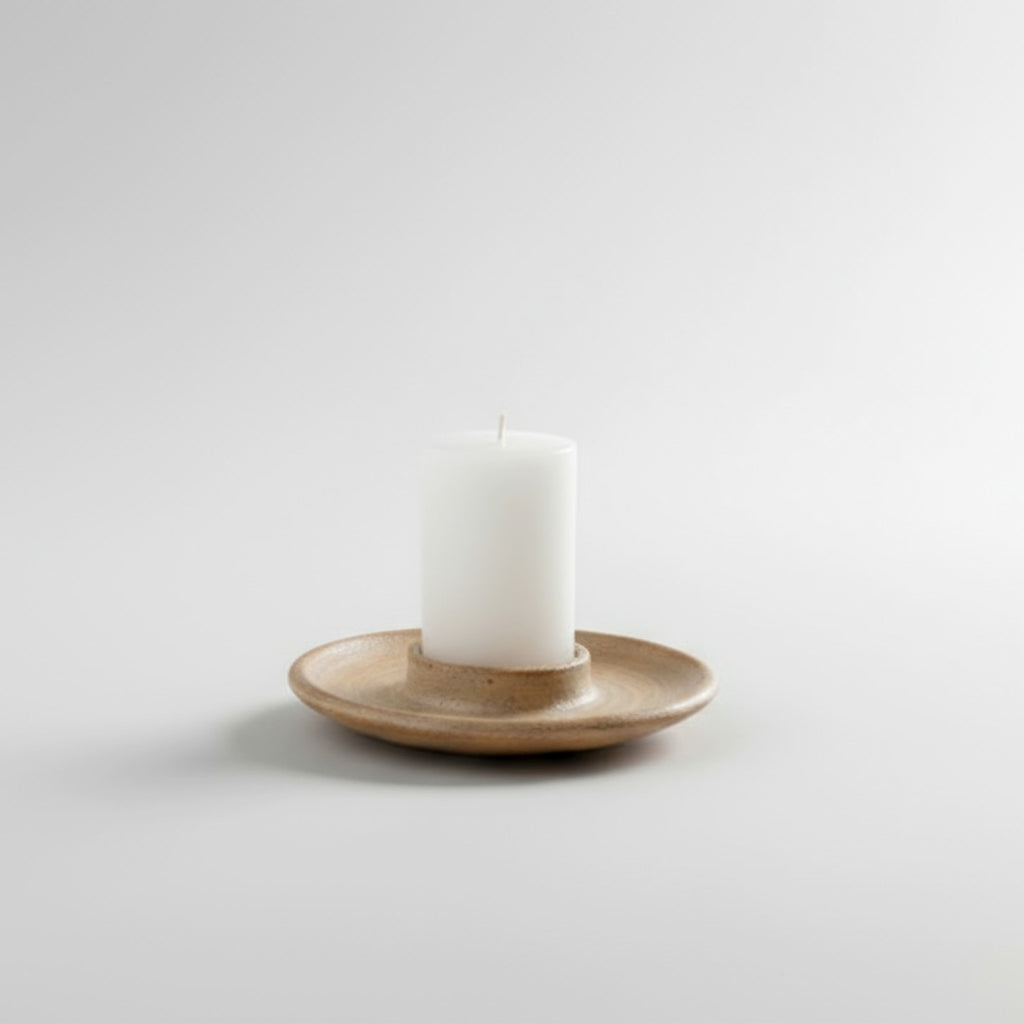 Pottery Candle Holder