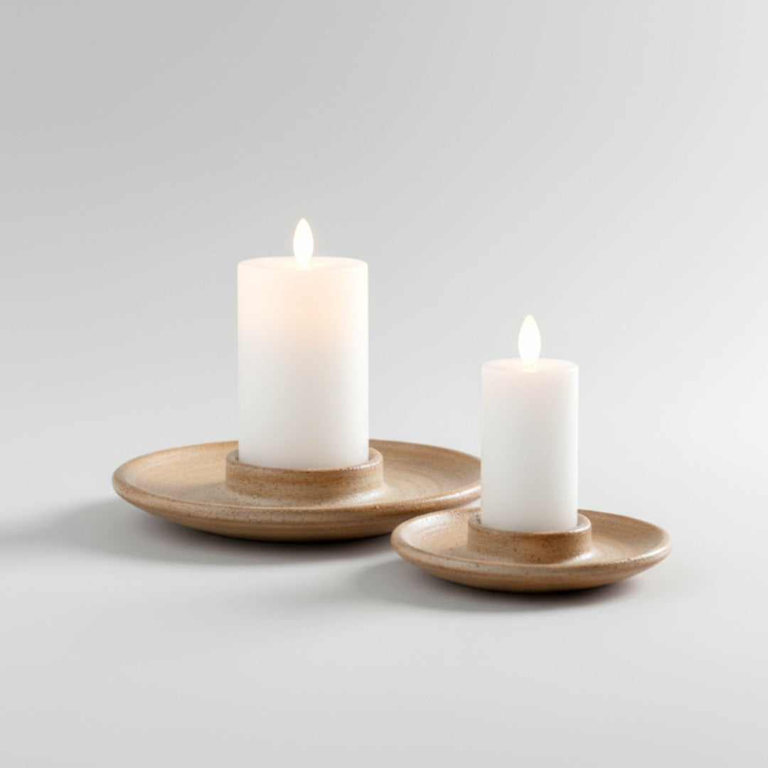 Pottery Candle Holder