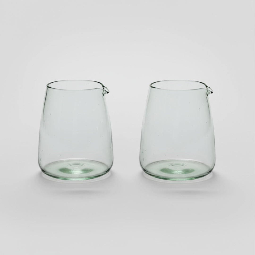 Glass Blown Handmade Water Jug