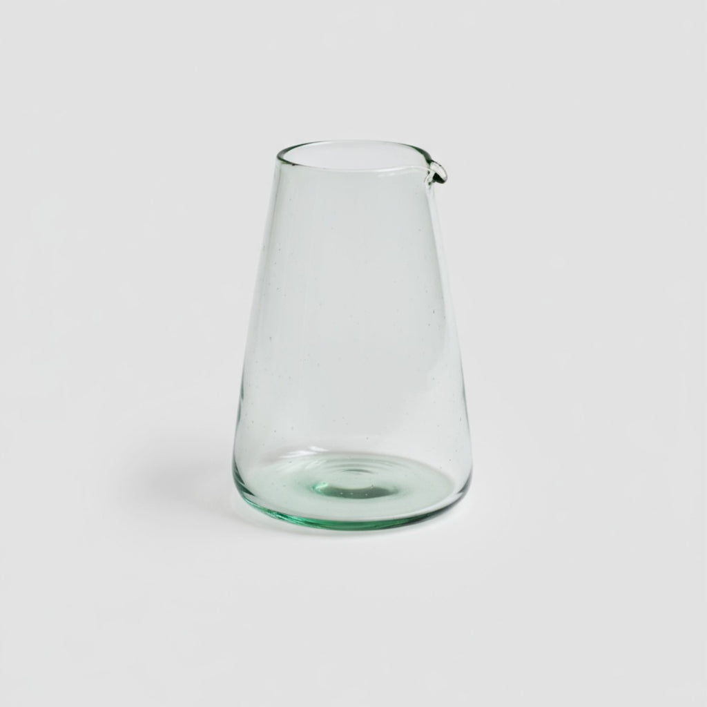 Glass Blown Handmade Water Jug