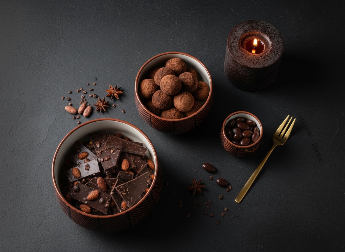 Terracotta Ceramic Serving Bowl Set of 3