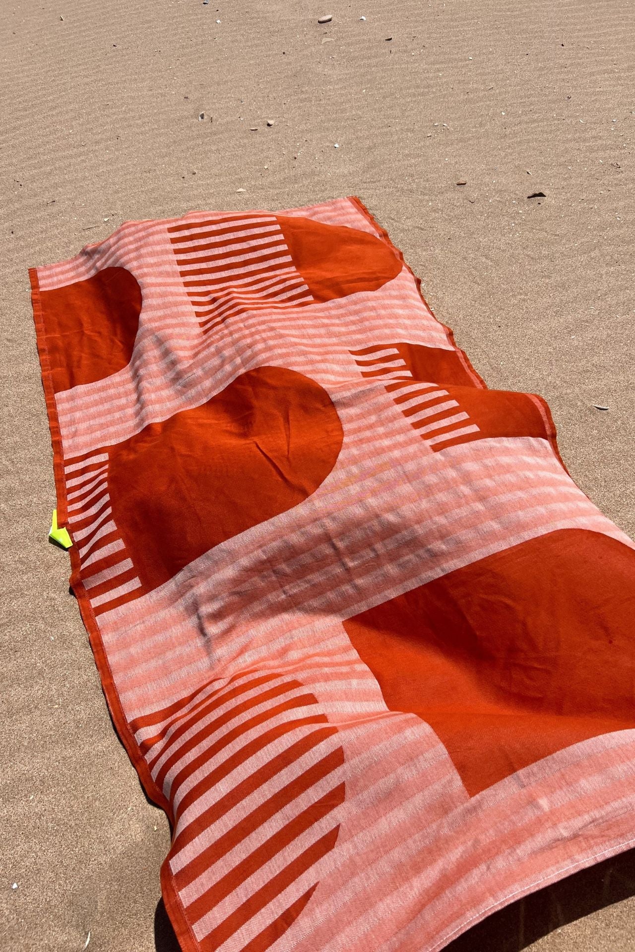 plant‑dyed fouta towel handwoven eco friendly textile