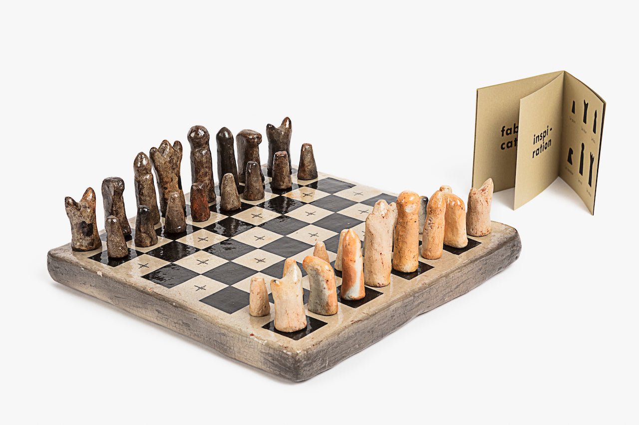 Unique Handmade Pottery Chess Set