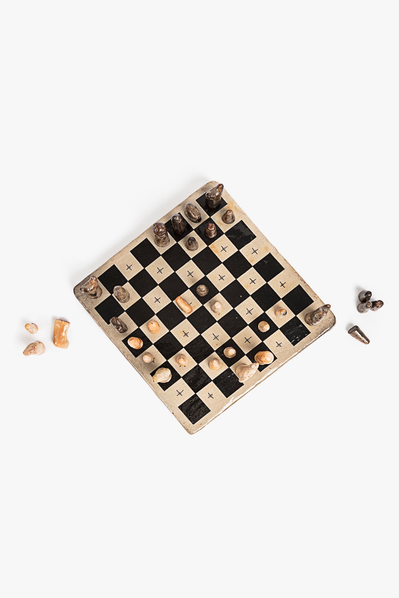 Chich-bich Ceramic Chess Board